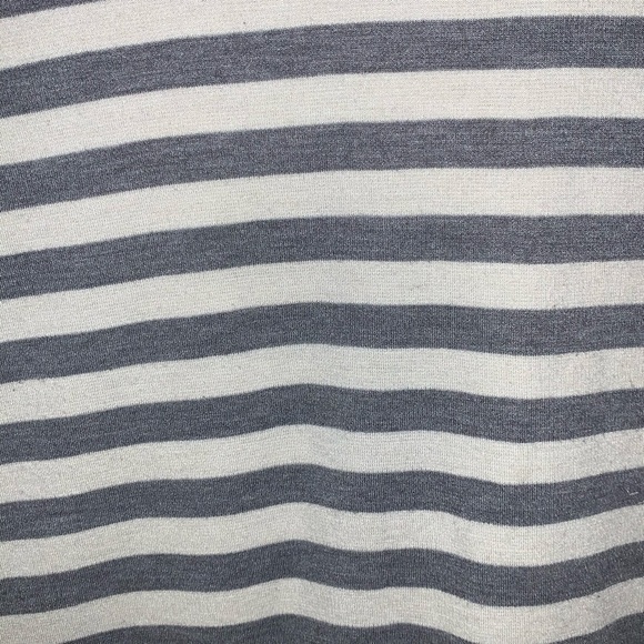 Gap Stripe Ponte Dress Heather Gray Size Medium - Picture 10 of 10